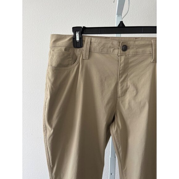 Eddie Bauer Pants 14 Khaki Performance Hiking Quick Dry Mesh Gorpcore Athleisure - Picture 11 of 13